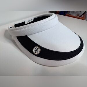 Izod Classic White and Black Golf Visor